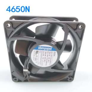 19W AC230V全金属耐高温散热风扇 ebmpapst风机12038 4650N原装