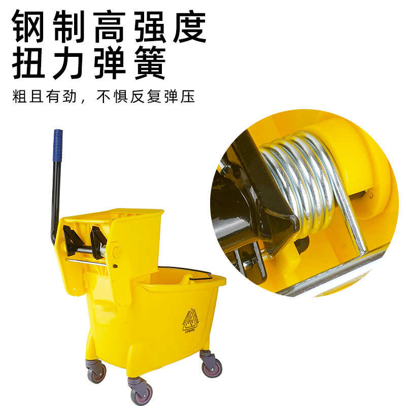 榨水车拖把桶挤水桶拖地桶商用家用拖布桶压水器清洗拖把柞水车头