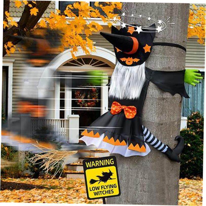 Crashing Witch Decor, Halloween Decorations Outdoor