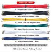 针2连接器.外壳连接器预压22awg头插头公套件54jxh母线23456420件