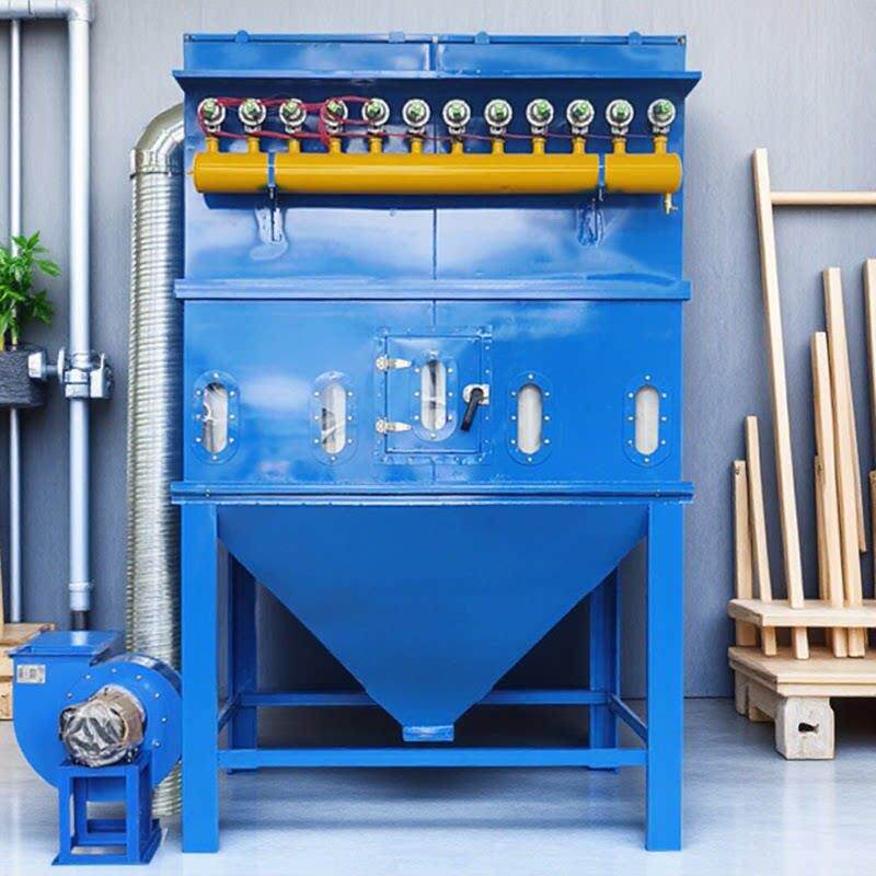 脉冲式布袋除尘器木工车间粉尘收集器仓顶锅炉工业环保除尘设备