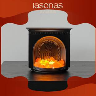 iasonas同分异构壁炉晶石香薰礼盒艺术家居摆件氛围灯七夕礼物