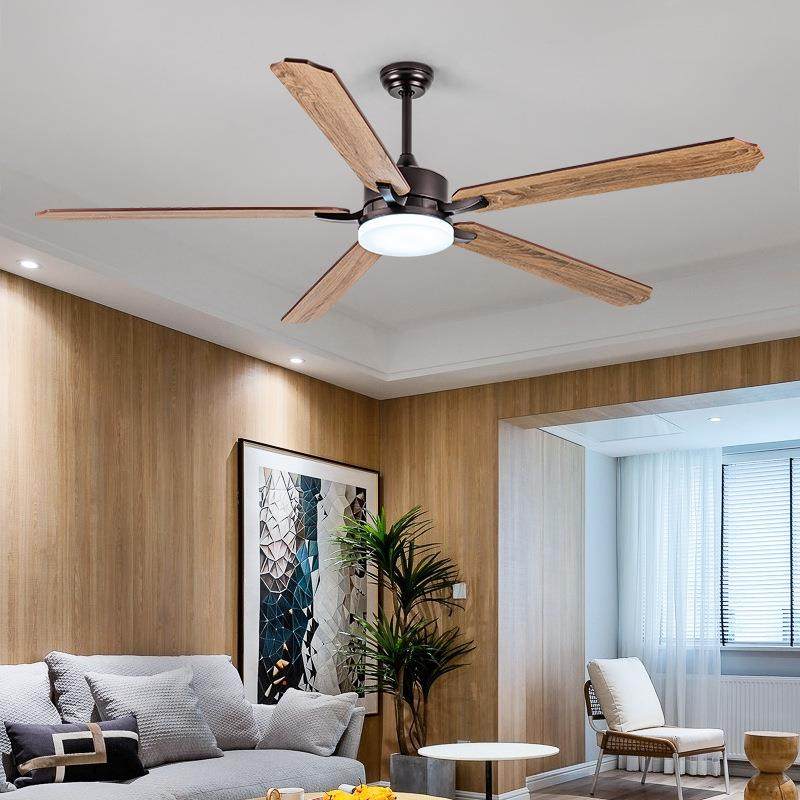 中式风扇灯客F010新大风厅古吊扇灯别复墅现代电扇灯餐厅工业吊灯