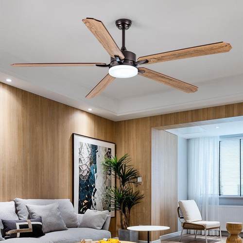 中式风扇灯客F010新大风厅古吊扇灯别复墅现代电扇灯餐厅工业吊灯