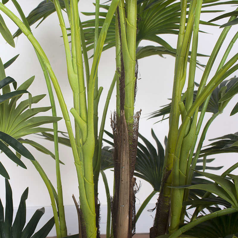绿葵扇形仿真北蒲葵装饰地大棕榈热带植物盆栽落植假欧风葵盆景树