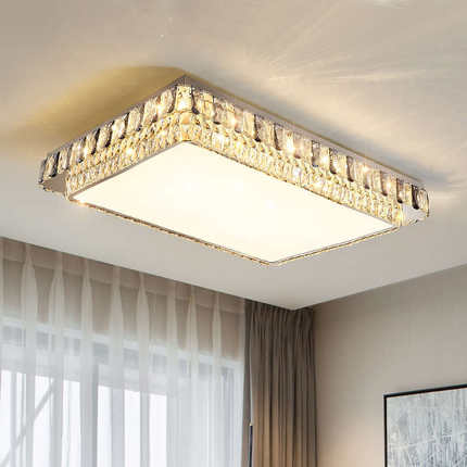 灯新款大厅客厅灯具现代餐厅led奢大气2024卧室轻吸顶灯高档水晶