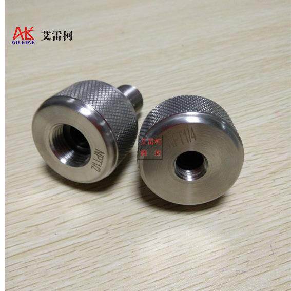 不锈钢快速活动接头螺纹规格M20*1.5外转G1/4内压力表转接头活接