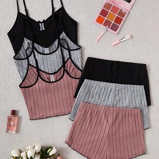 camisole top and Home two with shorts piece set