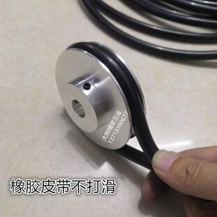 橡胶圆皮带模型电机马达皮带轮传动防静电直径5.7毫米无接口现货