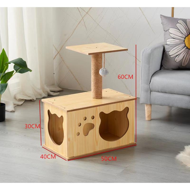 正品猫窝冬季保暖四季猫通用屋家用猫爬架宠物玩具猫室玩具猫内抓