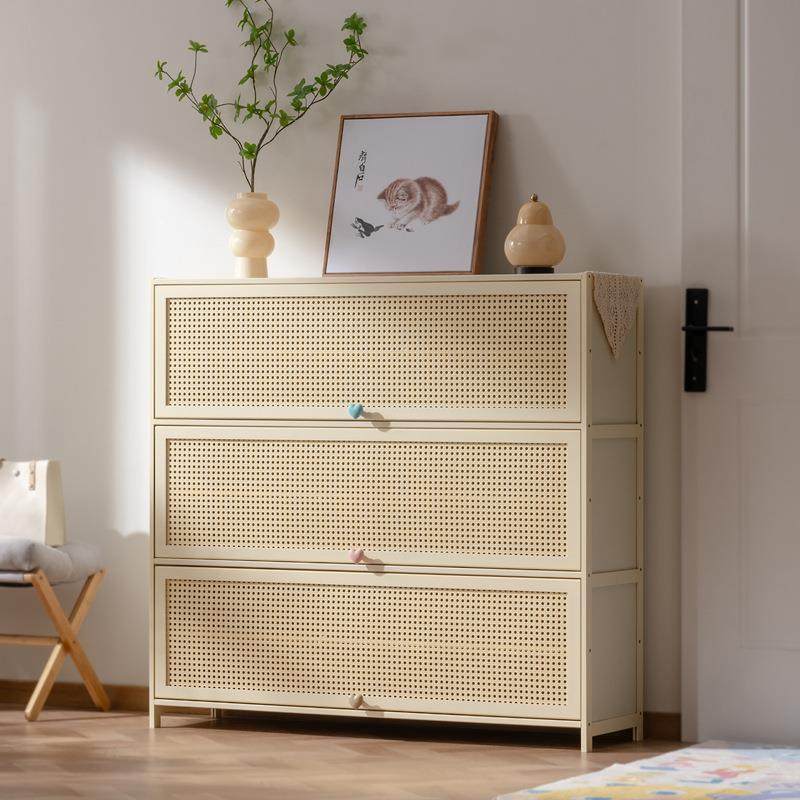 ins奶油风鞋柜家用门口靠墙大容量入户进门玄关一体实木收纳鞋架,住宅家具,鞋柜,淘宝优惠券,粉丝福利购,淘宝优惠卷