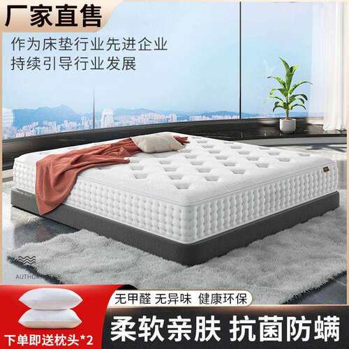乳胶弹0簧床垫OOZ软硬两用2cm厚1.经8米1.5m家用双人济席型梦思床