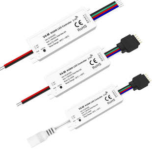 含渐变多变3秒开关渐变RGBW 24V10动态模式 4通道RF控制器