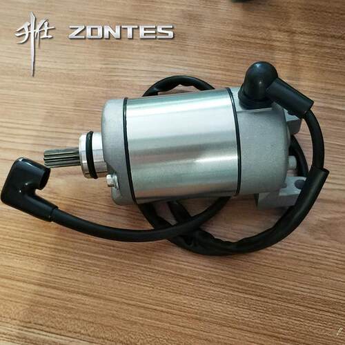 升仕机车ZT310-X/R/T/V ZT250-S/R电启动电机起动机马达配件