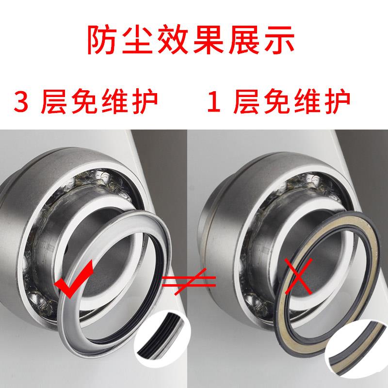 防泥防水uc205外球面收割机转用6205轴承三层免维护轴承UC206-212