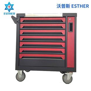 出口五金工具车 工具车 258件工具不锈钢重型工业汽修汽保抽屉式