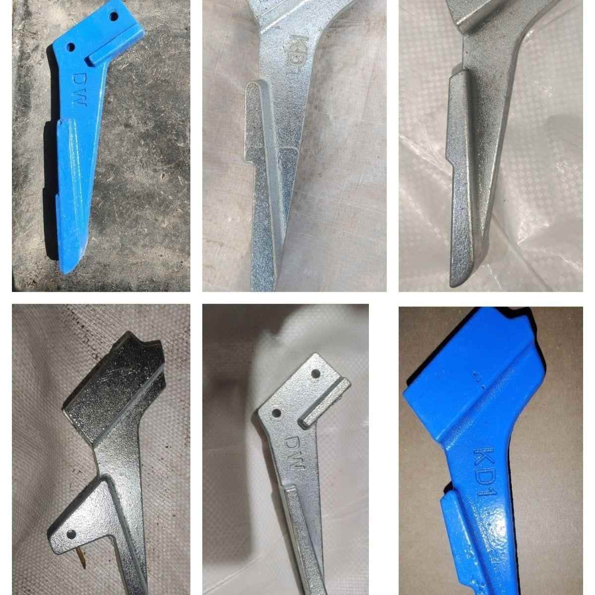康达免耕机单体开沟座导种管支架免耕机配件下种盘导种管支座支架