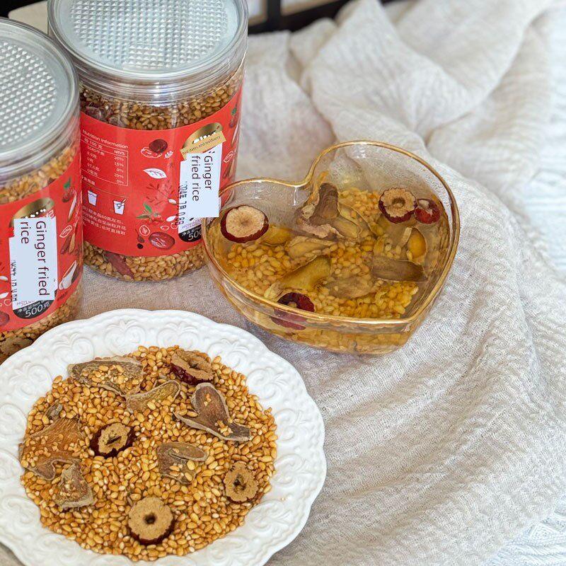 姜炒饭,温州特产,红枣,枸杞,姜片,姜饭茶,500克罐头,传统