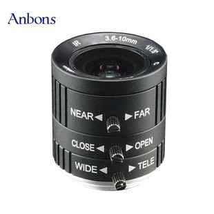 10mmF1.6手动光圈4K红外手动光圈C接口镜头 变焦3.6 anbons1 1.8