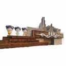 上海厂家耐候钢板剪影人物雕塑 广场观景塑像加工 运动人像