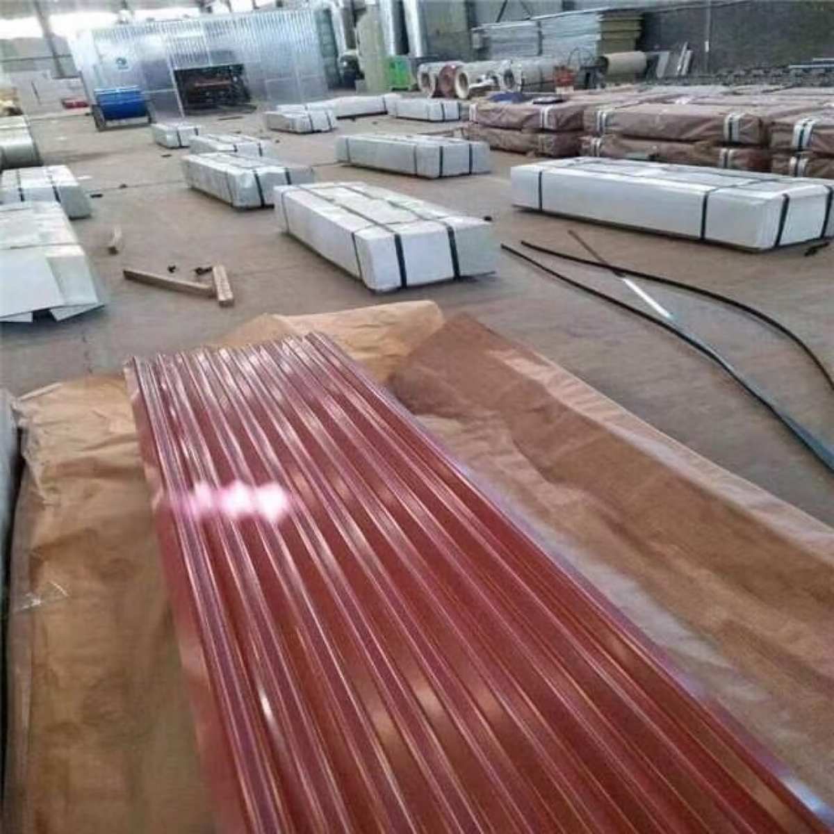 格美公司个性彩钢瓦 镀锌瓦 彩钢铁皮 镀锌铁皮