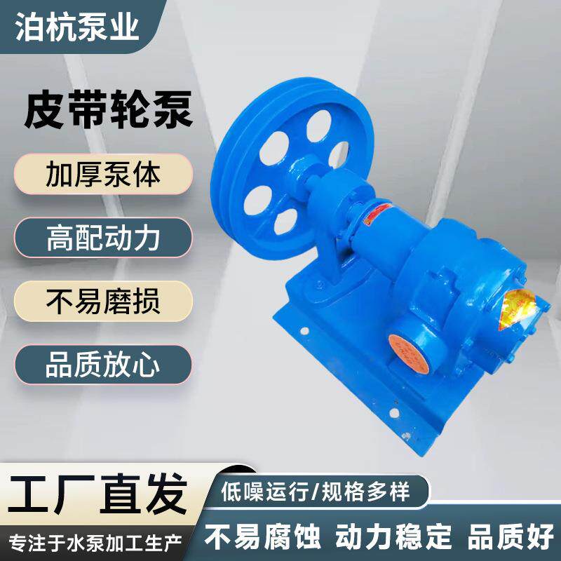 CB-7皮带轮高温齿轮油泵稠油泵胶水油漆泵机油泵高粘度涂料泵