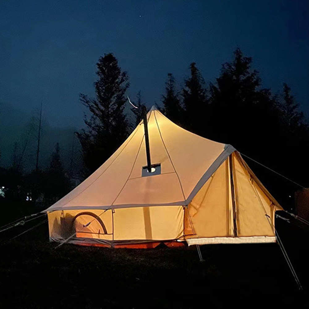 户外帐篷蒙古包帐篷精致露营用品折叠便携式防雨防晒公园野营帐篷