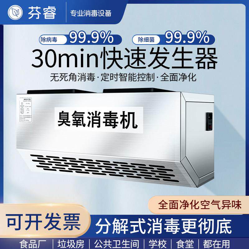 壁挂式臭氧发生器消毒机养殖场食品厂垃圾房空气杀菌消毒挂壁除臭