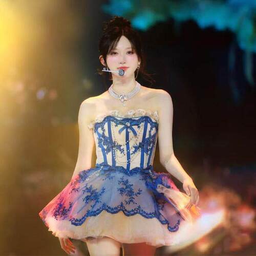 新款KPOP金秋天女团同款演出服酒吧DJ舞蹈芭蕾系列打歌表演服