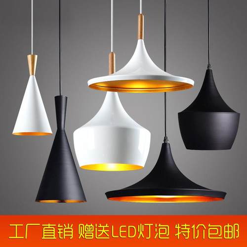 简约创意乐器吊灯三头北欧复古艺术咖啡厅吧台灯西餐厅单头小吊灯