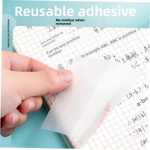 with Scrapes Stickers Transparent Clear Notes Paper Sticky