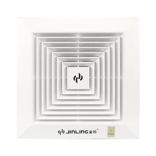 金羚8/10/12寸天花管道排气扇超薄款吊顶排风扇浴室大风静音P12A