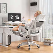 可躺人体工学护腰电脑椅舒适久坐家用靠背电竞椅子可躺办公室座椅