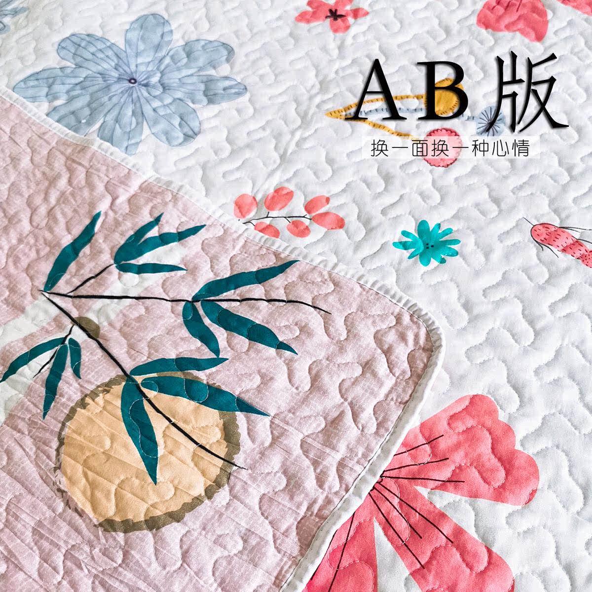 功用床床榻榻米绗四季韩式双面铺可棉被床单缝垫褥多夹沙发盖of9d