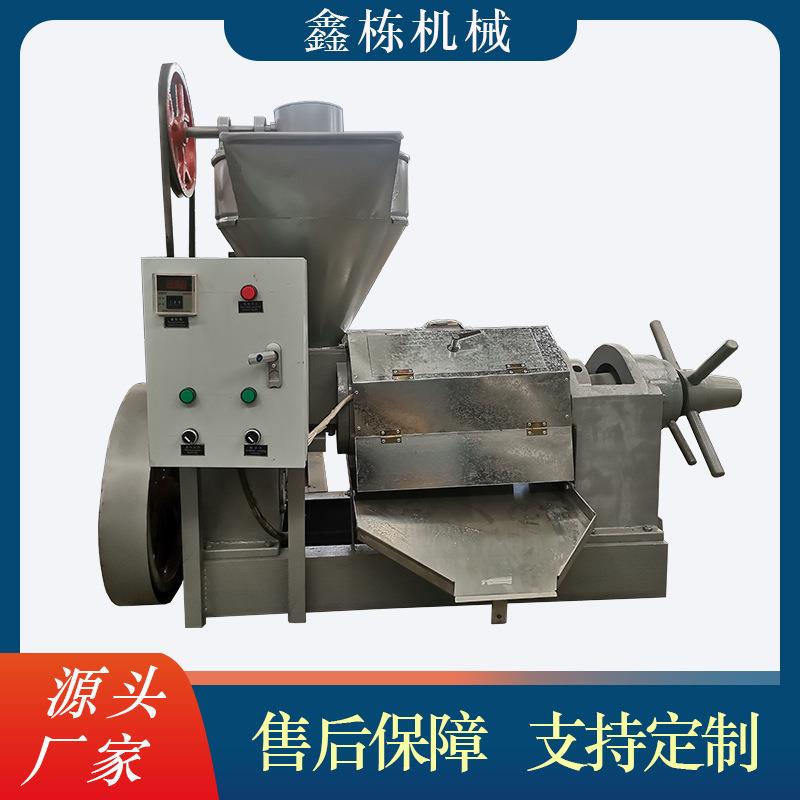 100型圆排机全自动螺旋榨油机机芯卧式榨油机商用中型