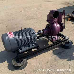 农田溉6寸双灌轮抽水泵杠柴油机拖叶车款 爬坡送719单水压 排水机