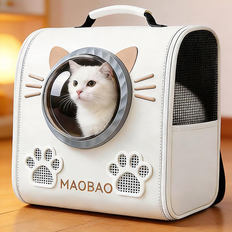猫包太空舱双肩包大容量宠物背包书包便携外出猫咪狗狗防应激猫笼