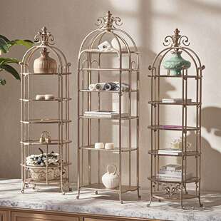 铁艺隔置架多层储物物架书断架陈列架办公TYY 9800隔断博古架客厅