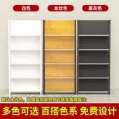 商超货架加厚木纹超市货架展示架小卖部便利店单双面多层置物架