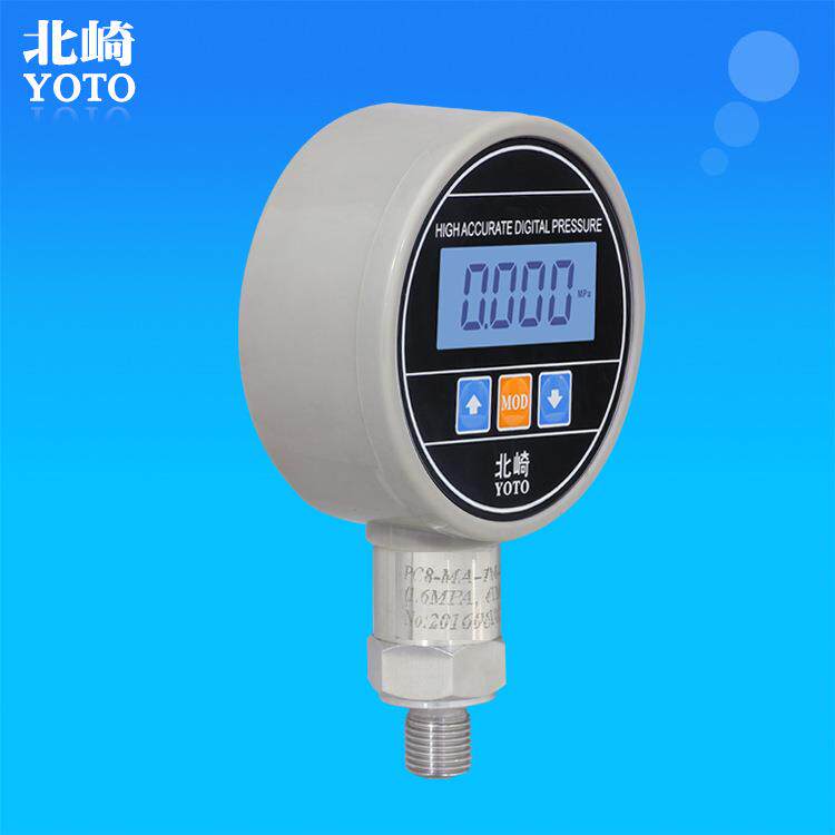 YOTOPC8测气压水压液压机油压力计LCD电池供电数字压力表数显