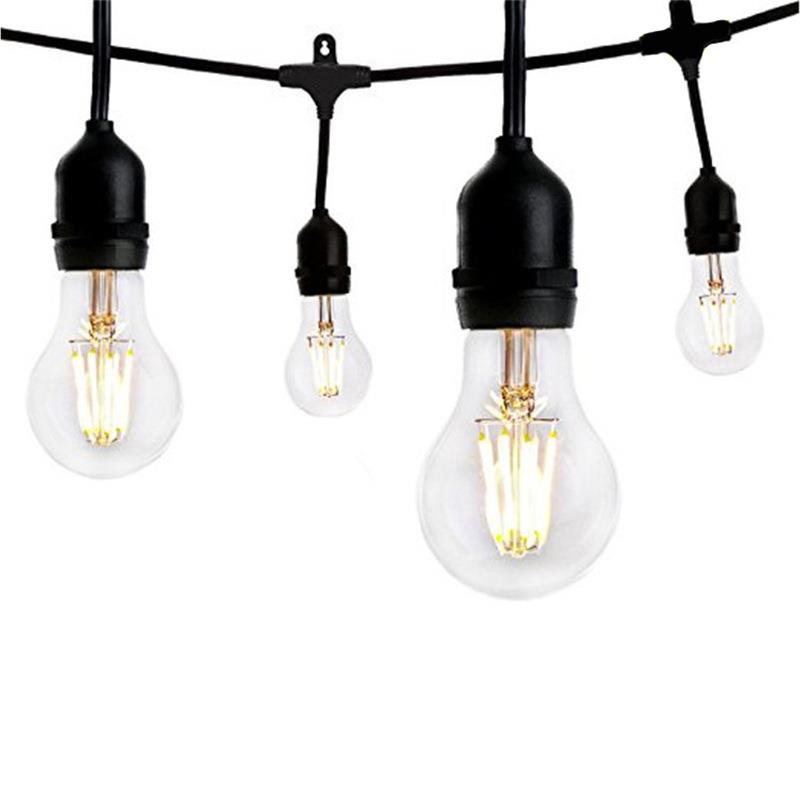 爆款户外e27螺口防水灯头线串灯串线串联吊式灯头线防雨灯座串线