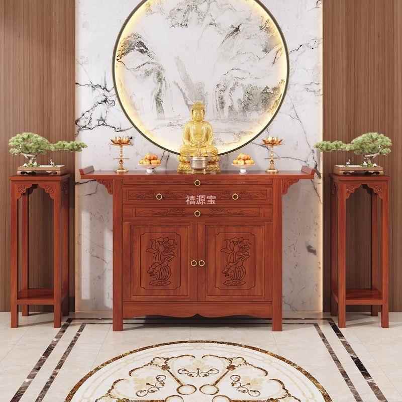家用供香案台佛柜新中式立桌柜非实木神台关公YDR龛供柜供奉供座