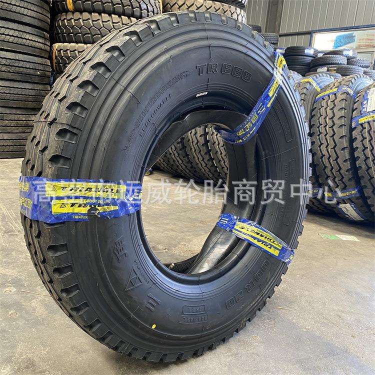 全钢丝轮胎900R20卡车轮胎 货车轮胎载重TR668顺花纹轮胎