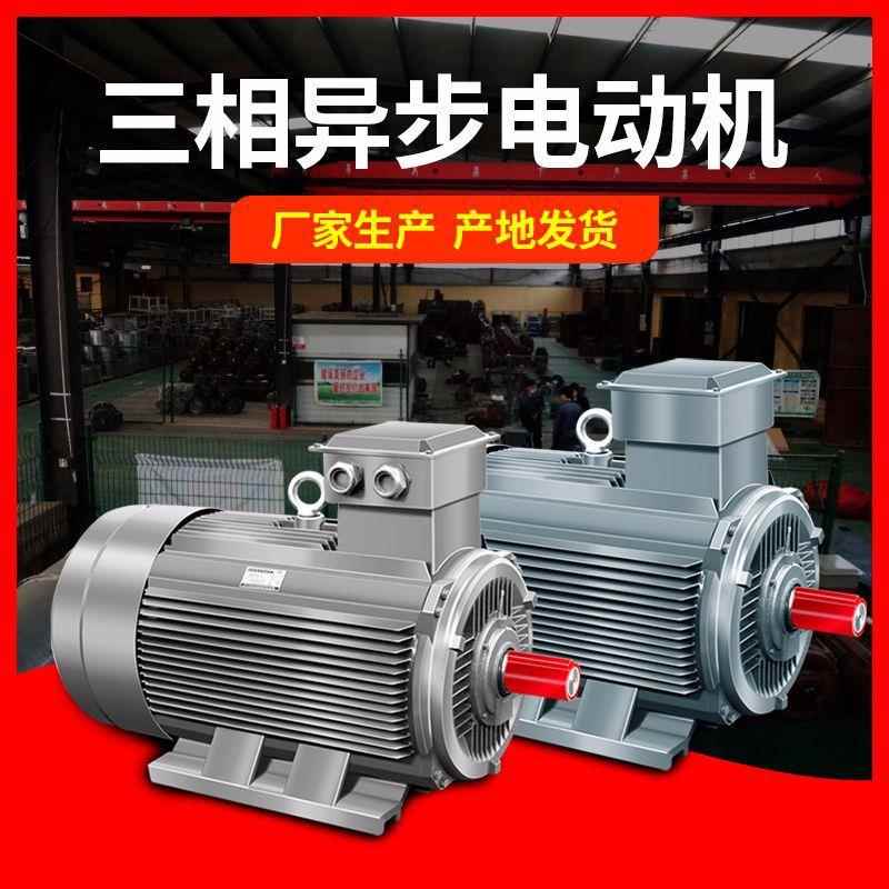 现货160W三相异步电动机YE3-355M1-6级能效电机三相交流电机