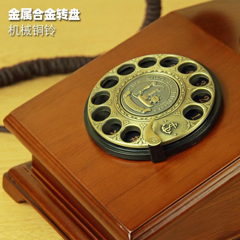 仿古式复转盘式CY-525拨号酒机店家用老插线无线古插卡欧式座电话