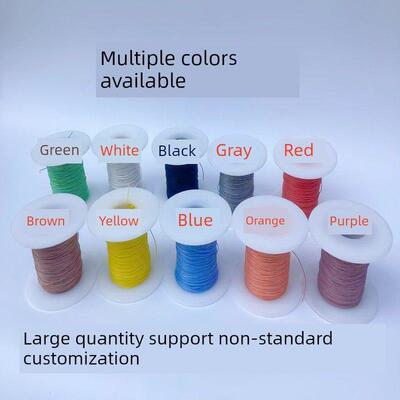 Afr-250缠绕镀银线航空线Ptfe Ptfe薄膜超细软0.08毫米镀银线