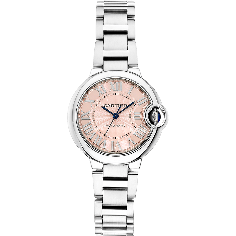 [9.8新]卡地亚蓝气球精钢自动机械手表女W6920100