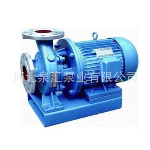 清水循环泵ISWH65-200型低转速卧式管道离心泵不锈钢管道泵