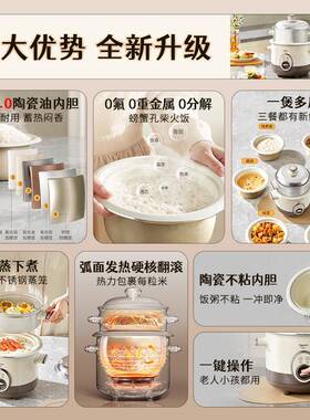 煮电饭锅1式到2人3到4人5人2025款小型蒸家用新FBZ20L00老电饭锅