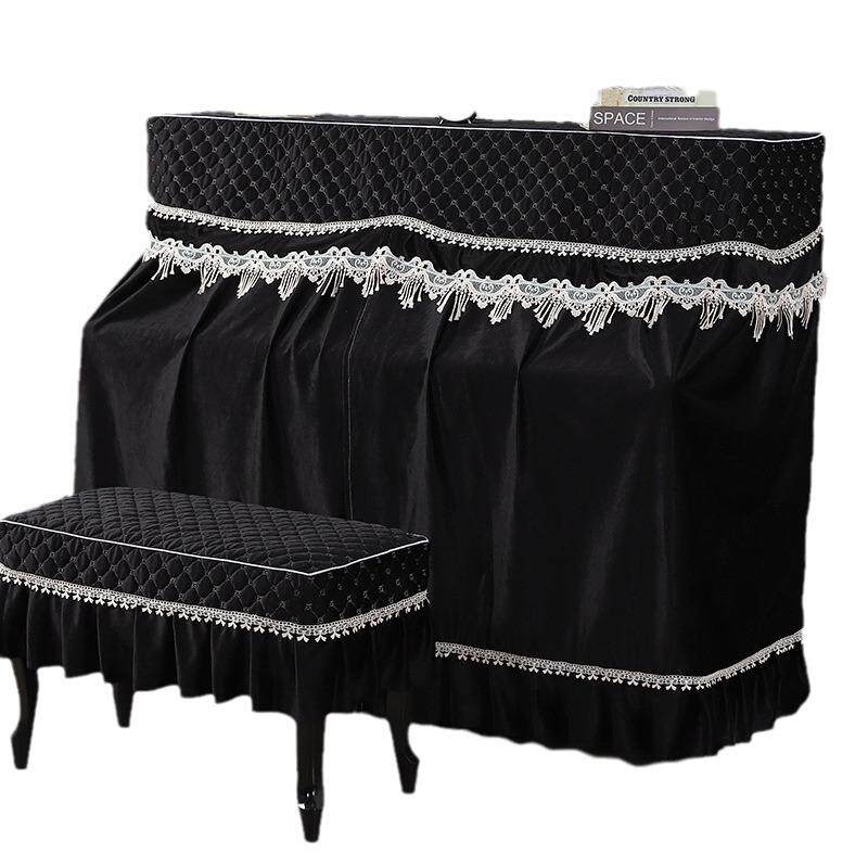 罩意大利绒蓝布艺全钢色琴CIP罩钢琴两套件套